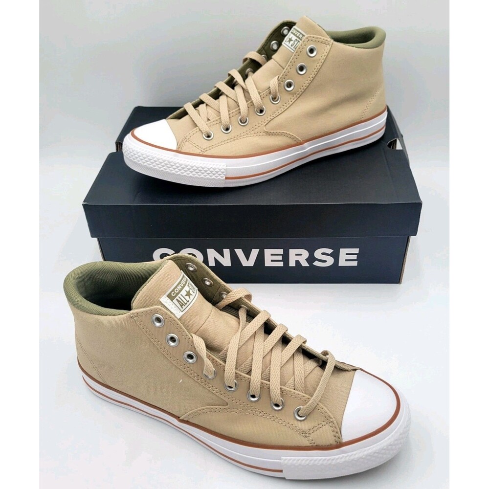 Men's 12 Converse Chuck Taylor All Star Malden Street Mid Biege Tan A07497C NEW